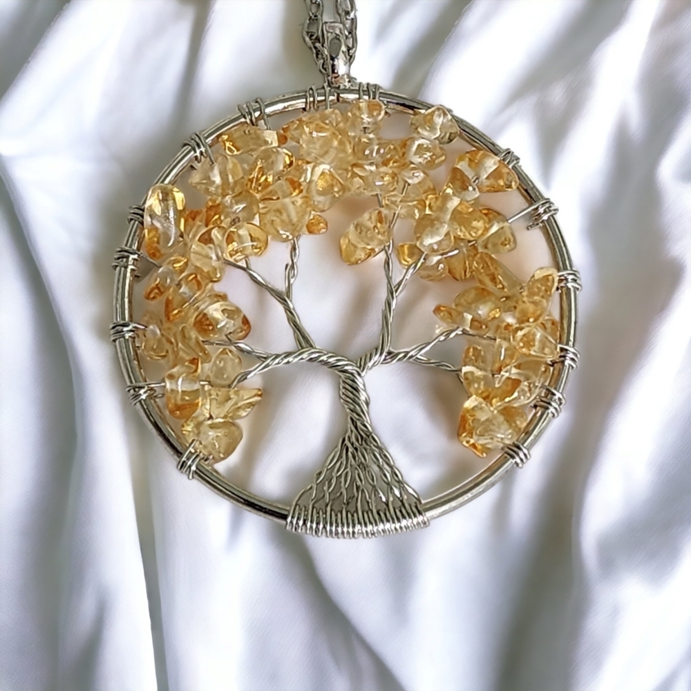 🔥NEW🔥Gemstone Tree of Life Necklace